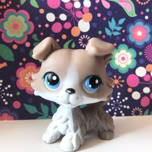 Littlest Pet Shop Grey Collie #67